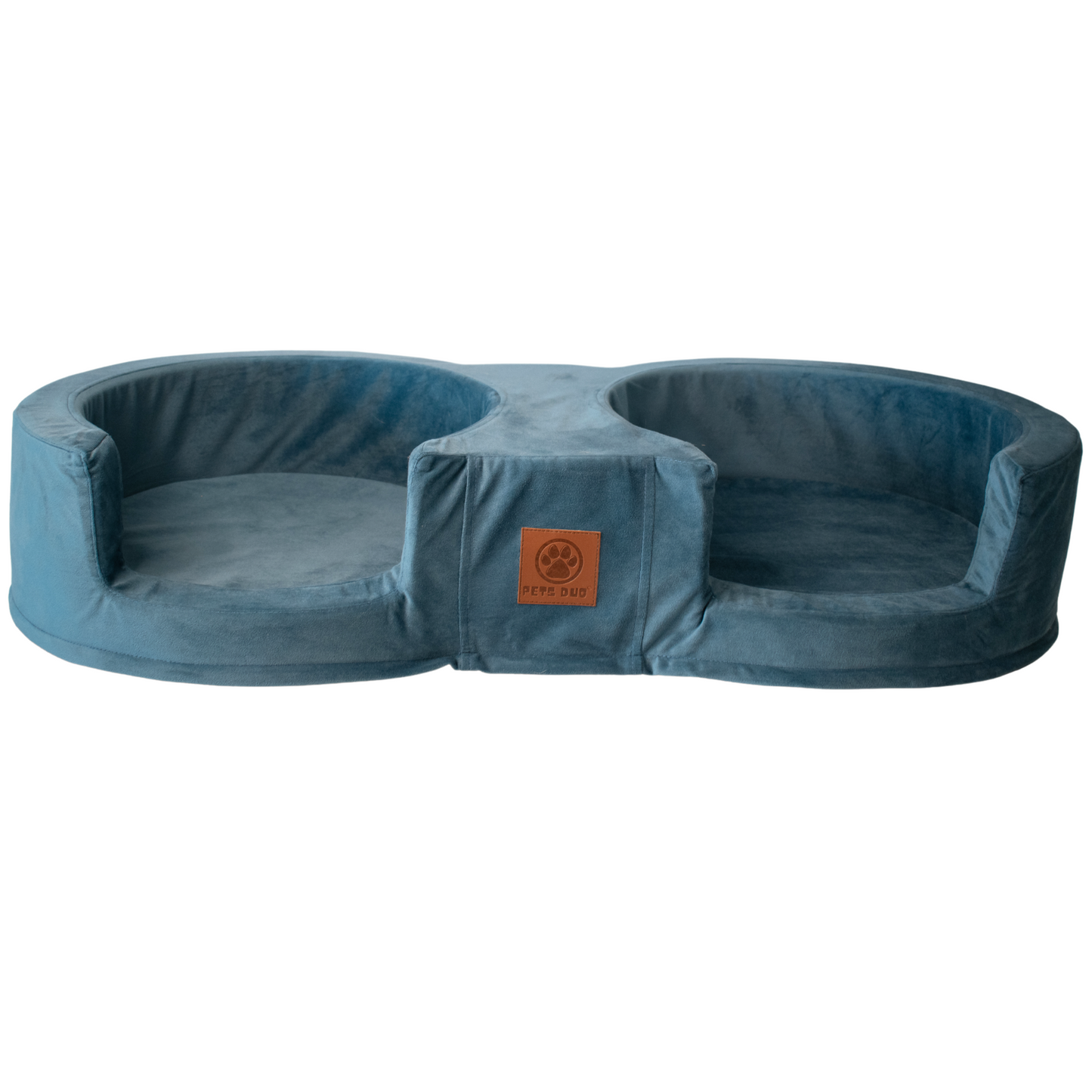 Teal Azul Mascotas Duo Cama